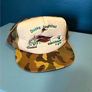 Ducks Unlimited Camo Trucker Hat